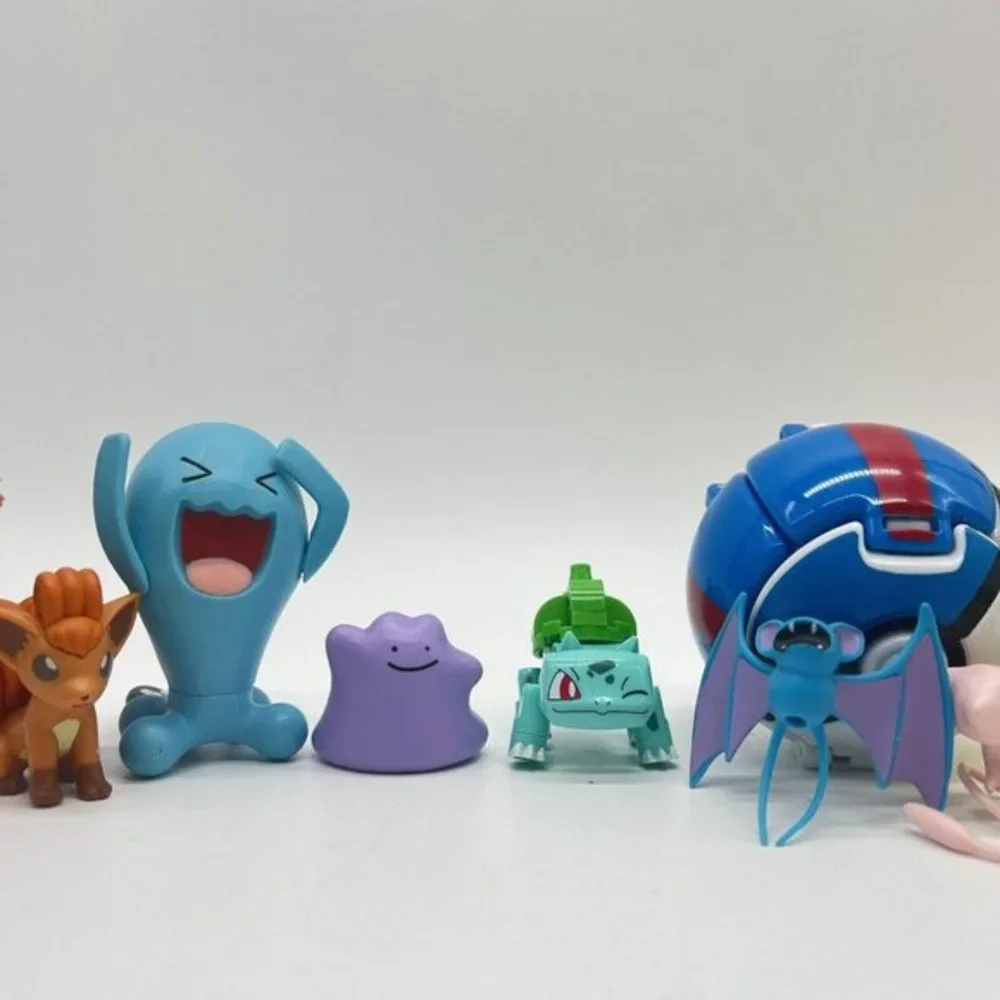 Wicked Cool Toys Pokémon Lot‎ Pikachu Ash Dido Wobbuffet Vulpix More Figures Toy